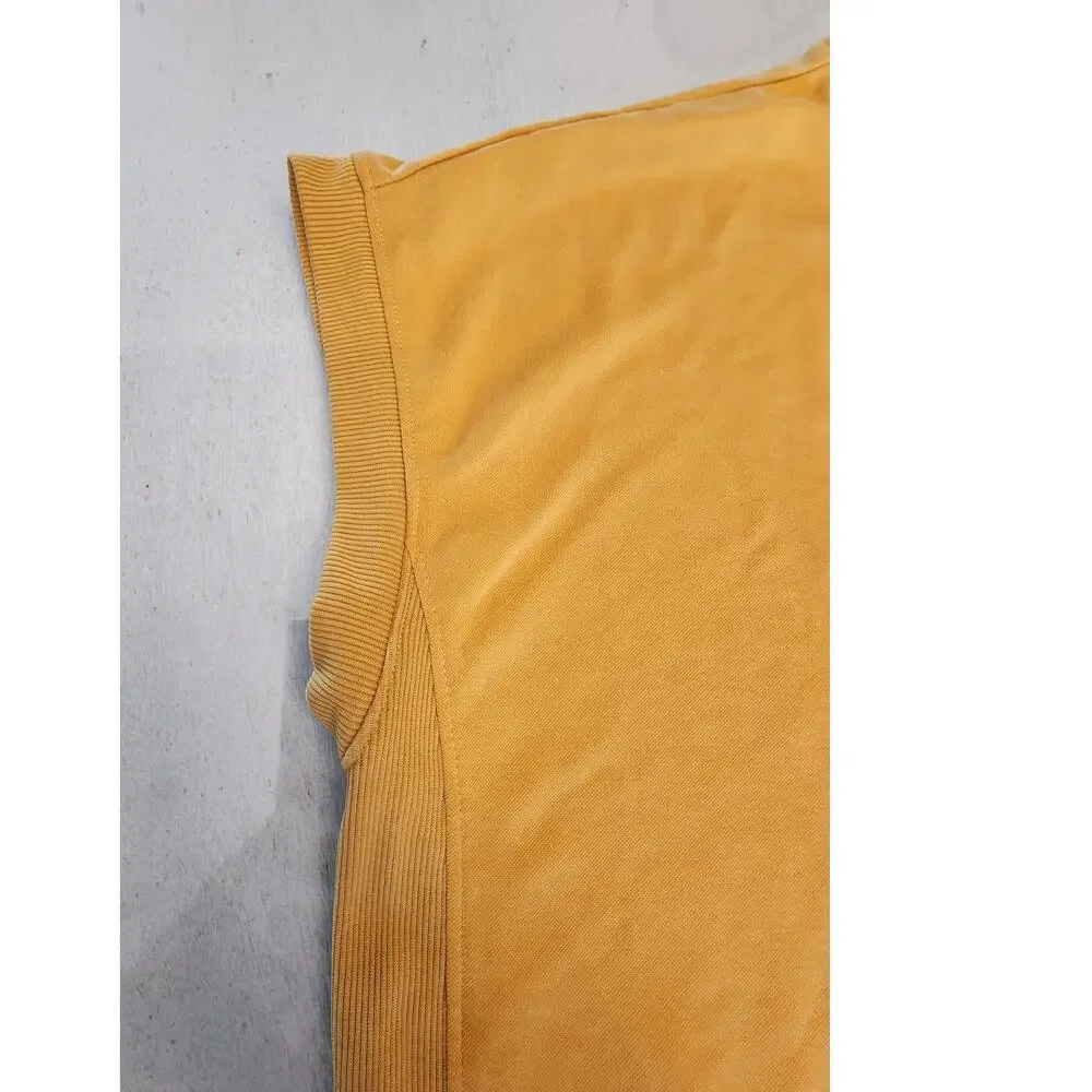 Lou & Grey Women's V-Neck Pocket Dress Sunflower Yellow Summer - Picture 8 of 13